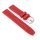 Easy-Klick Premium FKM-Kautschuk Uhrenarmband Modell Ricosta rot 22 mm