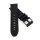 Hybrid Kautschuk-Nylon Uhrenarmband Modell Chief-P schwarz-SN 26 mm, komp. Diesel Uhren