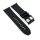 Hybrid Kautschuk-Nylon Uhrenarmband Modell Chief-P schwarz-SN 26 mm, komp. Diesel Uhren