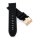 Hybrid Kautschuk-Nylon Uhrenarmband Modell Chief-RG schwarz-SN 26 mm, komp. Diesel Uhren