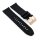 Hybrid Kautschuk-Nylon Uhrenarmband Modell Chief-RG schwarz-SN 26 mm, komp. Diesel Uhren