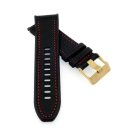Hybrid Kautschuk-Nylon Uhrenarmband Modell Chief-G...