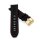 Hybrid Kautschuk-Nylon Uhrenarmband Modell Chief-G schwarz-RN 26 mm, komp. Diesel Uhren