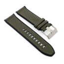 Hybrid Kautschuk-Nylon Uhrenarmband Modell Chief-S grün 26 mm, komp. Diesel Uhren