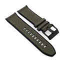 Hybrid Kautschuk-Nylon Uhrenarmband Modell Chief-P grün 26 mm, komp. Diesel Uhren