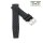 Easy-Klick Retro FKM-Kautschuk Uhrenarmband Modell Tropical-FKM schwarz 18 mm