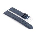 Graf echt Krokodil XS-Uhrenarmband Modell Senegal blau 16 mm XS-Kurzlänge