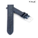 Graf echt Krokodil XS-Uhrenarmband Modell Senegal blau 18...