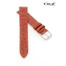 Graf echt Krokodil XS-Uhrenarmband Modell Senegal cognac...