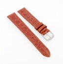 Graf echt Krokodil XS-Uhrenarmband Modell Senegal cognac 16 mm XS-Kurzlänge