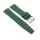 Easy-Klick Retro FKM-Kautschuk Uhrenarmband Modell Tropical-FKM grün 19 mm