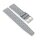 Easy-Klick Retro FKM-Kautschuk Uhrenarmband Modell Tropical-FKM grau 18 mm
