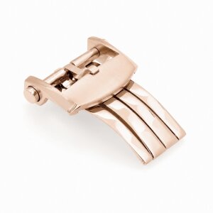Faltschließe Edelstahl rosegold Modell BF-40 20 mm, kompatibel Breitling