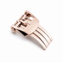 Faltschließe Edelstahl rosegold Modell BF-40 20 mm, kompatibel Breitling