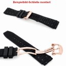 Faltschließe Edelstahl rosegold Modell BF-40 20 mm, kompatibel Breitling