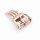 Faltschließe Edelstahl rosegold Modell BF-40 20 mm, kompatibel Breitling