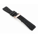 FKM-Kautschuk Uhrenarmband Modell BLG25-FS-RG schwarz 22 mm, komp. Breitling