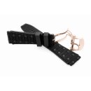 FKM-Kautschuk Uhrenarmband Modell BLG25-FS-RG schwarz 22 mm, komp. Breitling