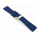 FKM-Kautschuk Uhrenarmband Modell BLG25-FS-RG blau 22 mm, komp. Breitling
