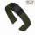 Easy-Klick Premium FKM-Kautschuk Uhrenarmband Modell Grande-P grün 19 mm