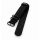 Zulu Nato Canvas-Nylon Uhrenarmband Modell Zulu-T2-P schwarz 18 mm