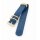 Zulu Nato Canvas-Nylon Uhrenarmband Modell Zulu-T2-G blau 20 mm