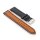 Haifisch-Style Kalbsleder Uhrenarmband Modell Sharky schwarz-schwarz 18 mm