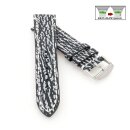 Easy-Klick Haifisch-Style Kalbsleder Uhrenarmband Modell...