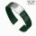 Easy-Klick Premium FKM-Kautschuk Uhrenarmband Modell Mosaiko-S grün 22 mm