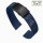 Easy-Klick Premium FKM-Kautschuk Uhrenarmband Modell Mosaiko-P dunkel-blau 20 mm