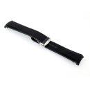 Premium Hybrid Uhrenarmband Modell Innsbruck-FSS schwarz-TiT 19 mm, komp. Omega