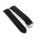 Premium Hybrid Uhrenarmband Modell Innsbruck-FSS schwarz-TiT 19 mm, komp. Omega