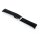 Premium Hybrid Uhrenarmband Modell Innsbruck-FSS schwarz-TiT 19 mm, komp. Omega