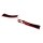 Premium Hybrid Uhrenarmband Modell Innsbruck-FSS schwarz-rot 19 mm, komp. Omega
