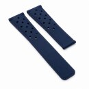 Rallye-Silikon Uhrenarmband Modell Jet-OS dunkel-blau 22/18 mm, kompatibel TAG Heuer