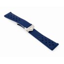 Rallye-Silikon Uhrenarmband Modell Jet-FS-S dunkel-blau...
