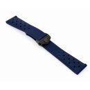 Rallye-Silikon Uhrenarmband Modell Jet-FS-P dunkel-blau...