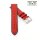 Easy-Klick Kalbsleder Vintage Uhrenarmband  Modell Idol rot 20 mm