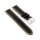 Easy-Klick Kalbsleder Vintage Uhrenarmband  Modell Idol schwarz-braun-gold 22 mm