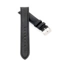 Echt Strauß Uhrenarmband Modell Amster schwarz 20...