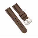 Silikon Uhrenarmband Modell Marina braun 26 mm, komp....