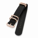 Zulu Nato Canvas-Nylon Uhrenarmband Modell Zulu-T2-RG...