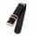 Zulu Nato Canvas-Nylon Uhrenarmband Modell Zulu-T2-RG schwarz 20 mm