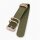 Zulu Nato Canvas-Nylon Uhrenarmband Modell Zulu-T2-RG grün 20 mm