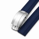 Faltschließe Edelstahl silber Modell BF-88, 20 mm, kompatibel Breitling
