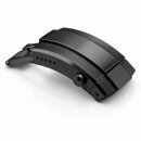 Faltschließe Edelstahl schwarz Modell BF-88, 18 mm,...