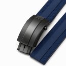 Faltschließe Edelstahl schwarz Modell BF-88, 20 mm, kompatibel Breitling