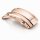 Faltschließe Edelstahl rosegold Modell BF-88, 20 mm, kompatibel Breitling