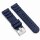 Premium Kautschuk Uhrenarmband Modell Lupo-S blau 24 mm, komp. Luminox