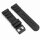 Premium Kautschuk Uhrenarmband Modell Lupo-P schwarz 24 mm, komp. Luminox